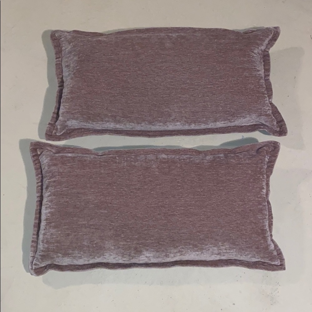 Set of 2 Chenille Pillows